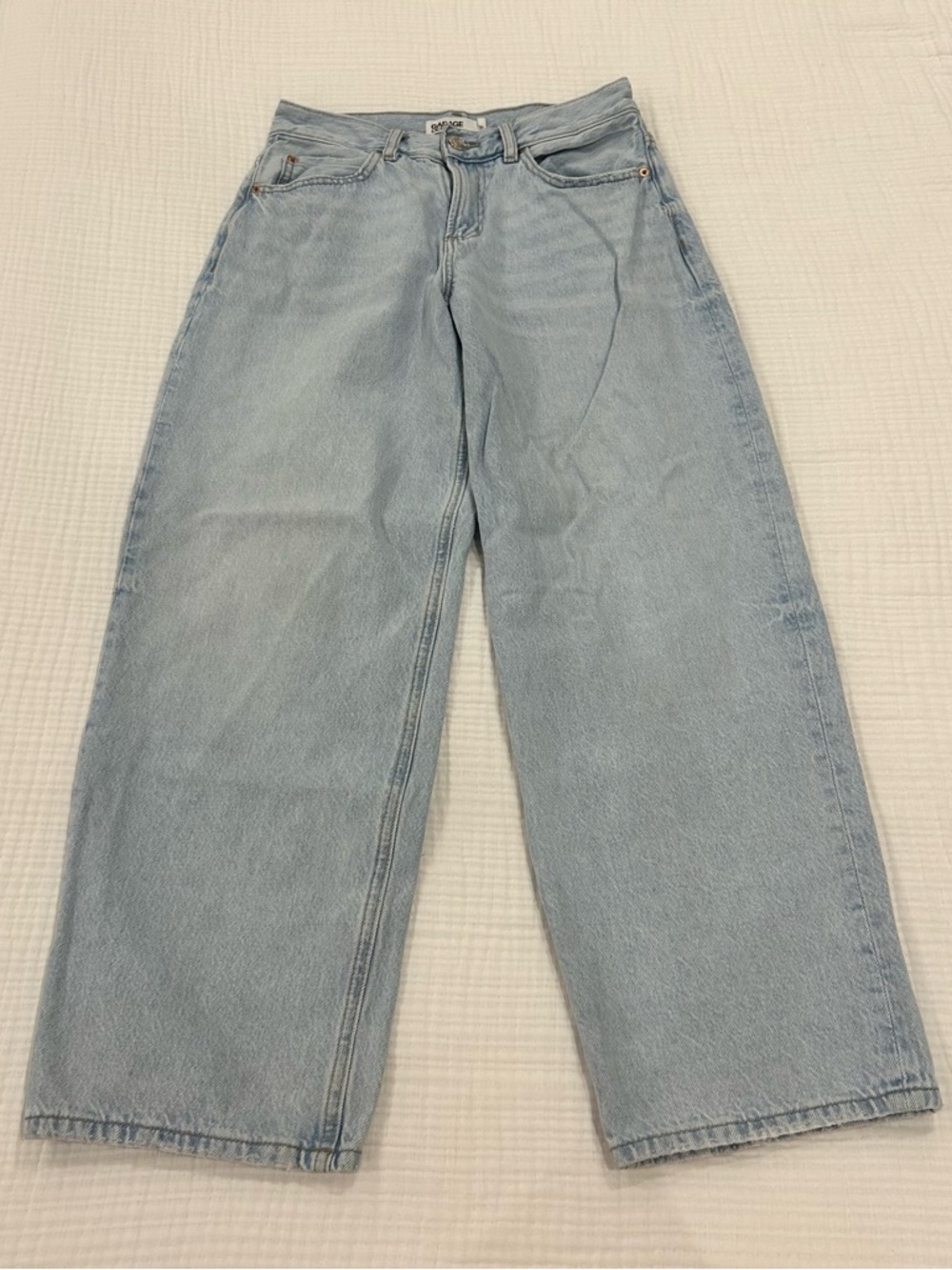 Garage Denim Low Rise Baggy Jeans